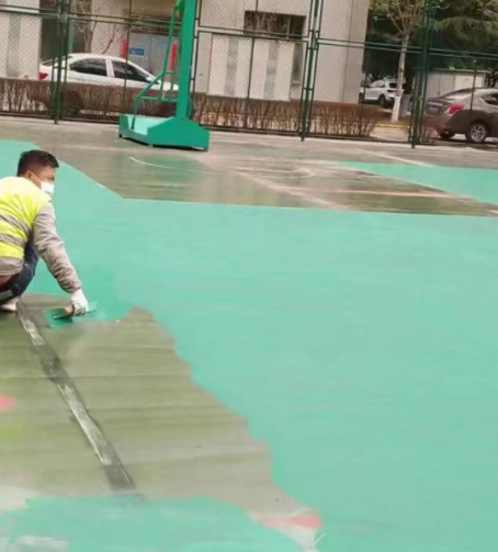 嘉峪关球场地面翻新